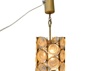 Hollywood Regency Pendant Lamp by Gaetano Sciolari for Palwa Germany, 1970s